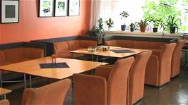 High quality furnishings in the communal areas of the school that serves as the youth hostel in July and August